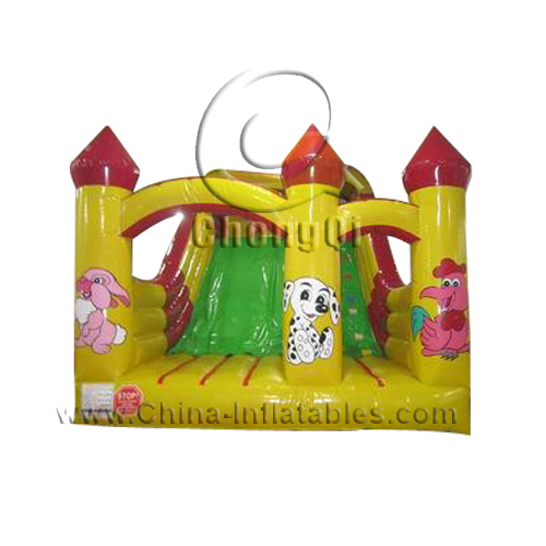 giant adult inflatable slide